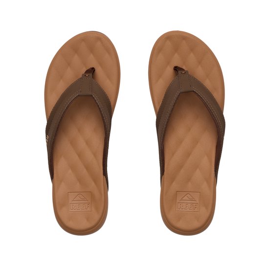 REEF CUSHION MELODY Dames Slippers - Bruin