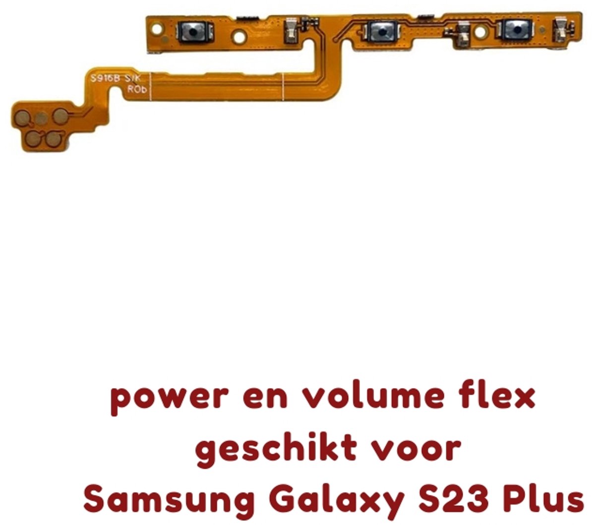 Power en volume flexkabel voor Samsung Galaxy S23 Plus