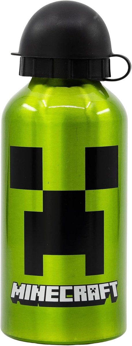 Minecraft aluminium bidon 400 ml - Creeper — afbeelding 5
