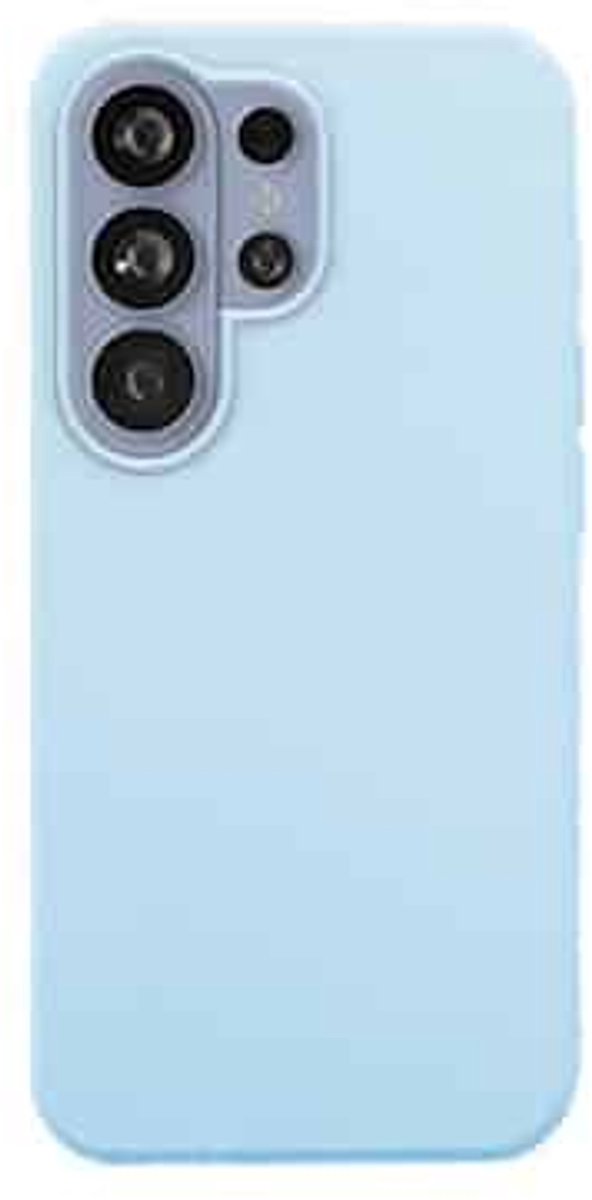 Zanaé - Backcover hoesje - Geschikt voor Samsung S26 Ultra - Siliconen - Lichtblauw