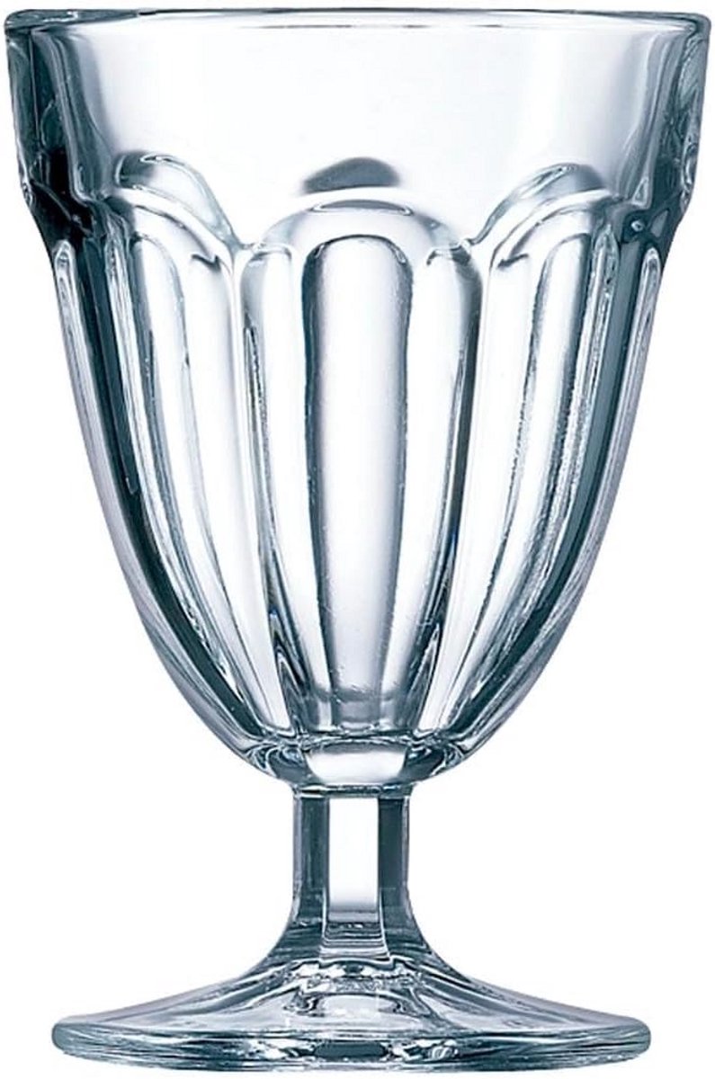 Set van 6 Romeinse Glazen Bekers - 14 cl