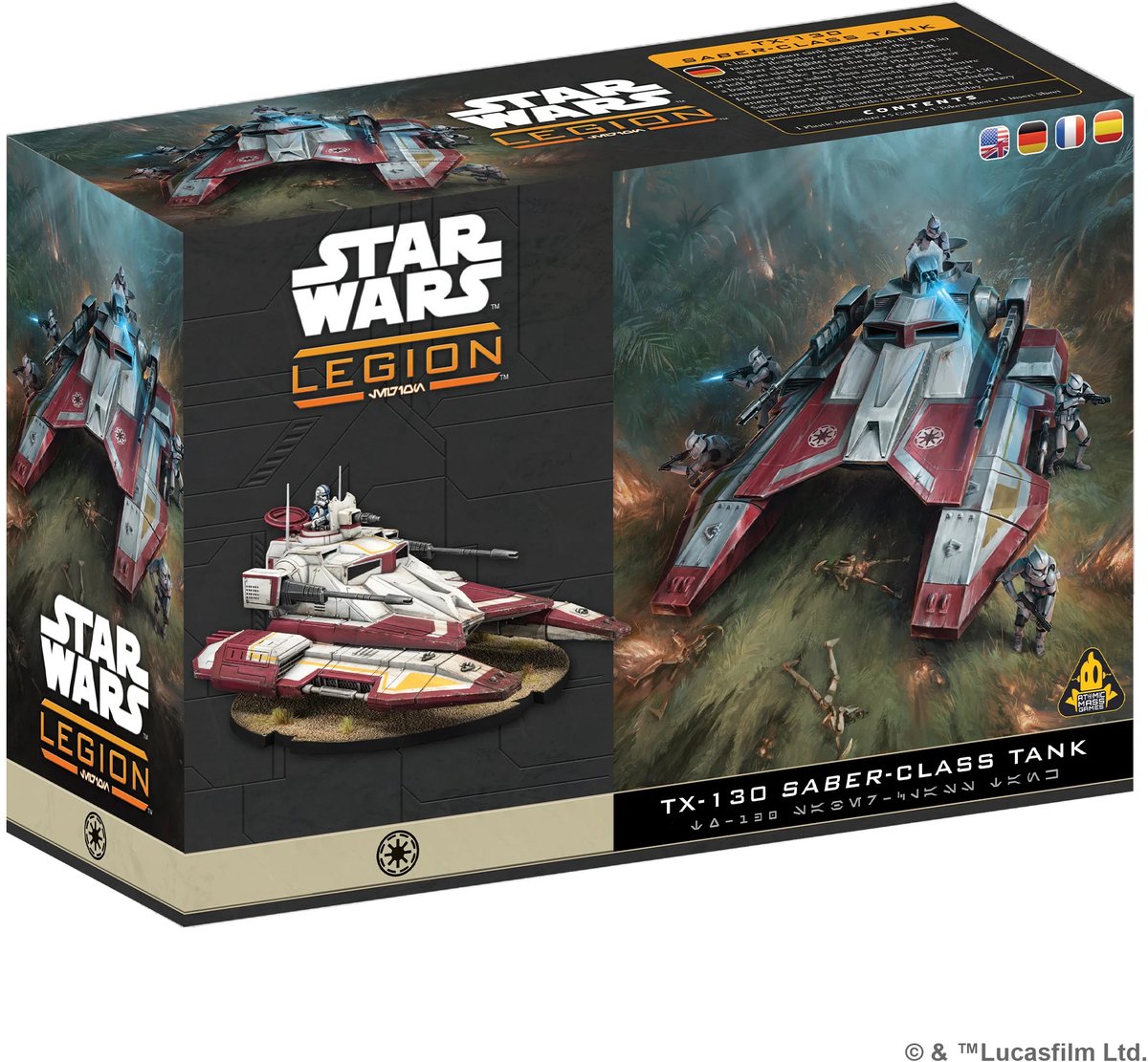Star Wars Legion TX-130 Saber Tank - Uitbreiding - Tabletop Miniature Game - EN/FR/DE/ES