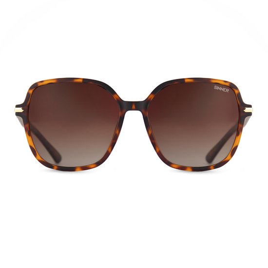 SINNER Barfleur- Zonnebril - Polariserende SINTEC®-lenzen - Tortoise bruin - Dames - One size - BIO based frame van Merkloos — afbeelding 2