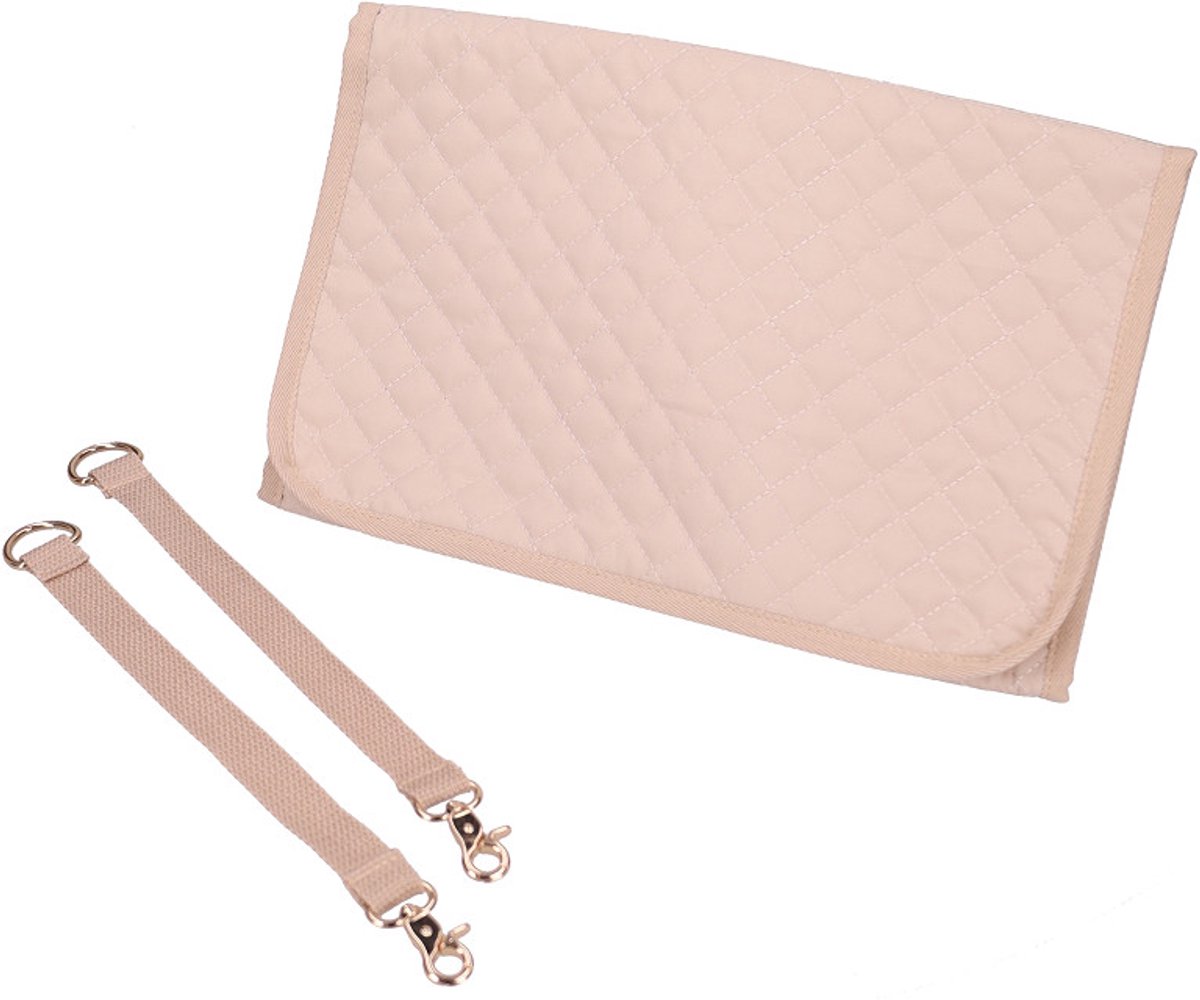 Kidzroom Calm Embrace Luiertas - Beige - 28 x 40 x 16 cm - Verschoonmatje - Verstelbare schouderband - Ophanglussen kinderwagen thumbnail 5