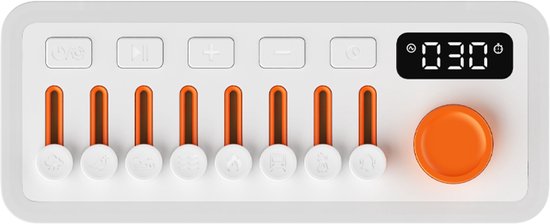 YUCONN Nachtlamp - Bluetooth Speaker - Tafellamp Slaapkamer - Nachtlampje met Natuurgeluiden - RGB Bedlamp - Dimbaar - Timer - Oplaadbaar Nachtlampje - Touch Bediening - Volwassenen en Kinderen van Merkloos — afbeelding 2
