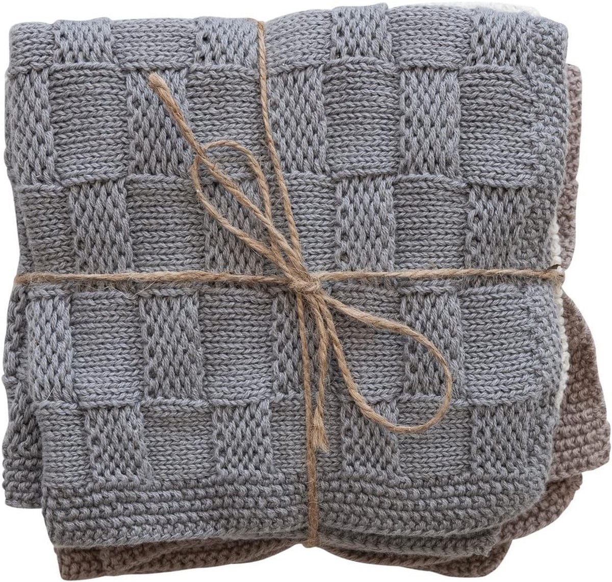 Set van 3 Katoenmix Keukendoeken - Absorberende Vaatdoeken in Verschillende Kleuren