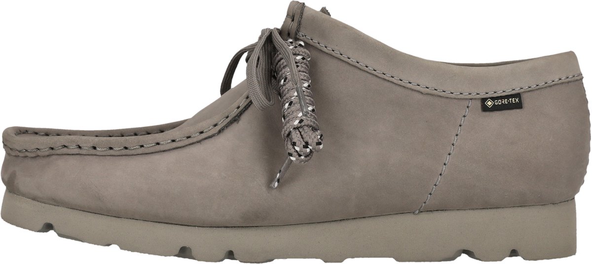 Clarks Schnürschuhe Wallabee grijs