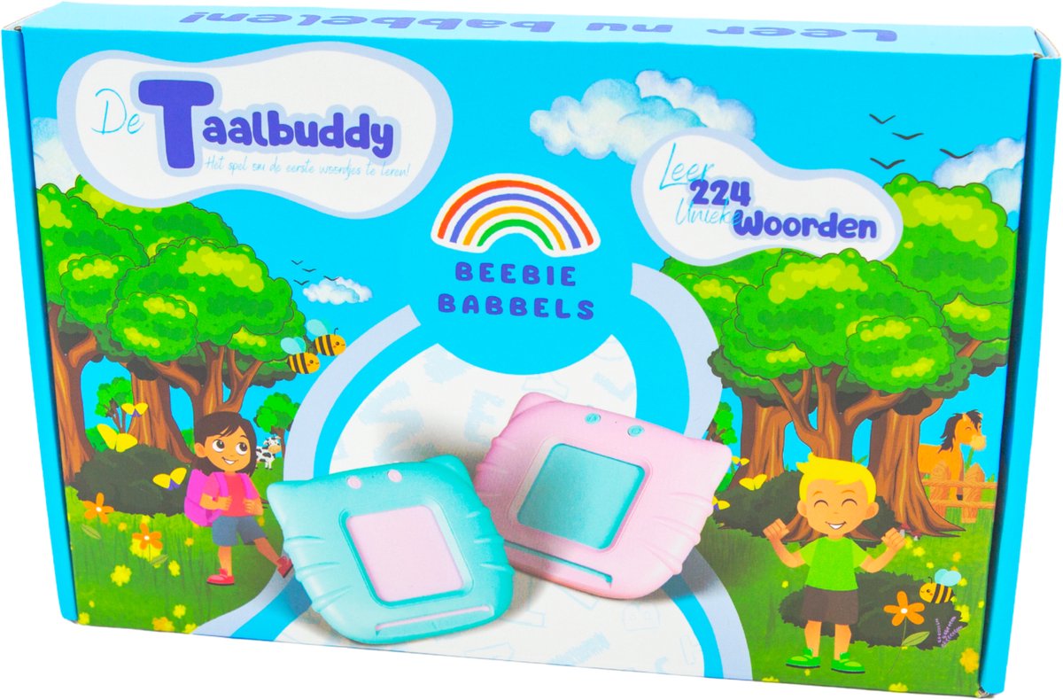 Beebie Babbels - De Taalbuddy - Blauwe Variant - Woordjes Leren - Het Spel om Nederlandse Woordjes te Leren - Educatief Speelgoed - Leer Nederlands - Montessori Speelgoed - Taalontwikkeling - Cognitieve Vaardigheden - Pratende Flitskaarten — afbeelding 7