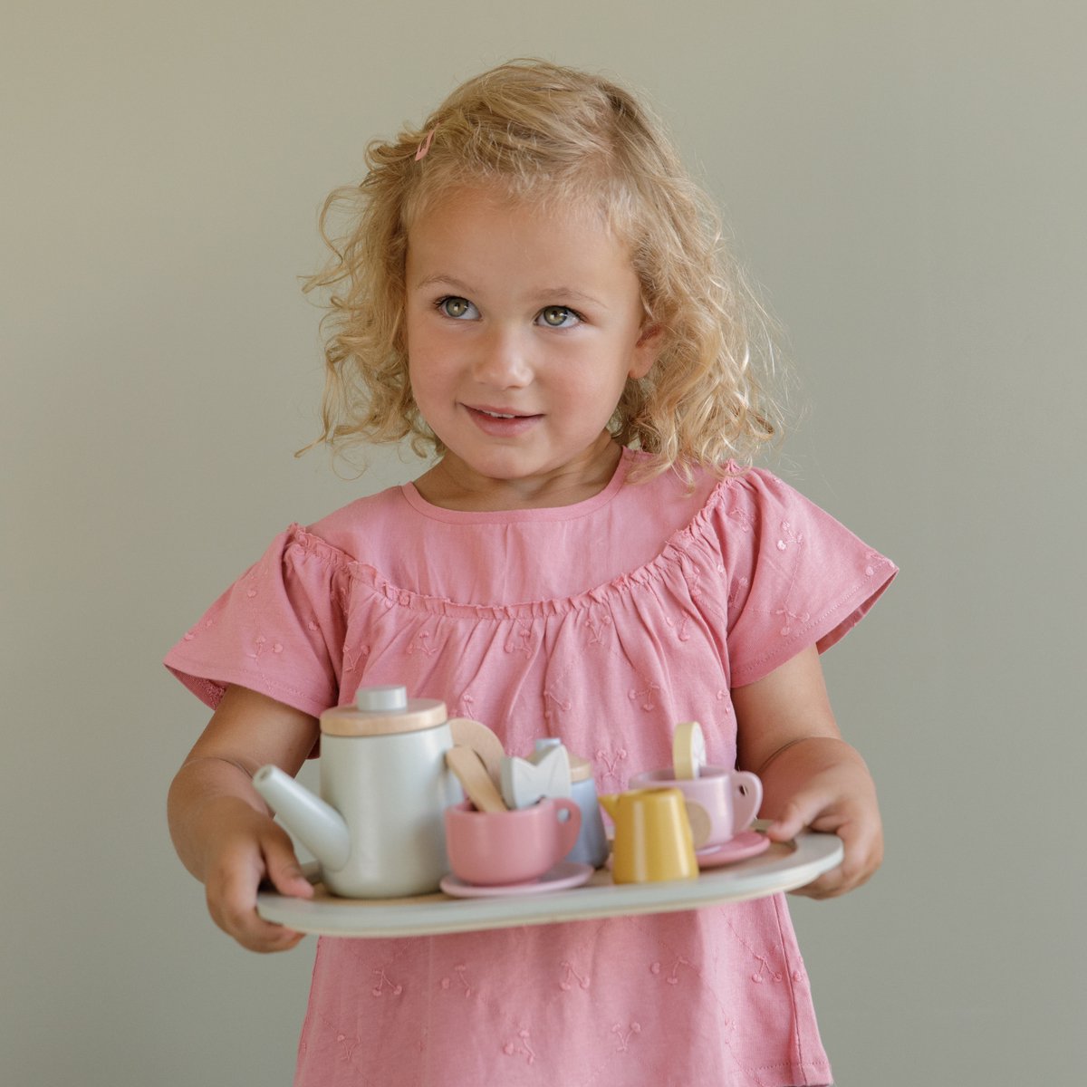 Little Dutch Houten Thee Servies - Speelgoedtheeservies — afbeelding 5
