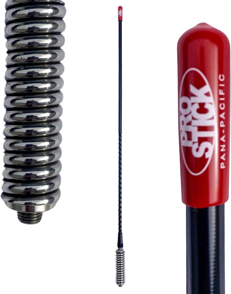 Krachtige CB Radio Antenne 1000 Watt Met Glasvezel Mast en Veer