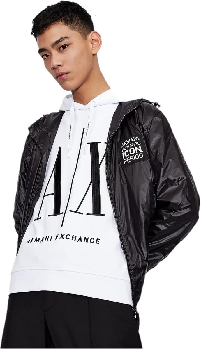 Heren Hoodie met Grote Opdruk | Comfortabele Sweater met Logo