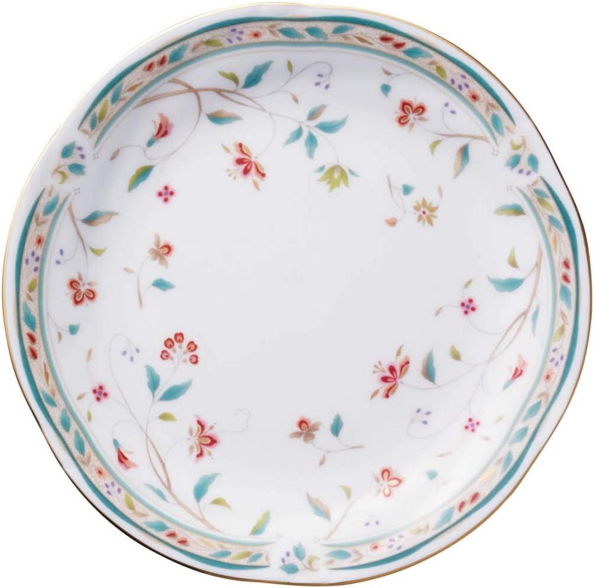 Plat Porseleinen Bord Bloemdecoratie 16 cm