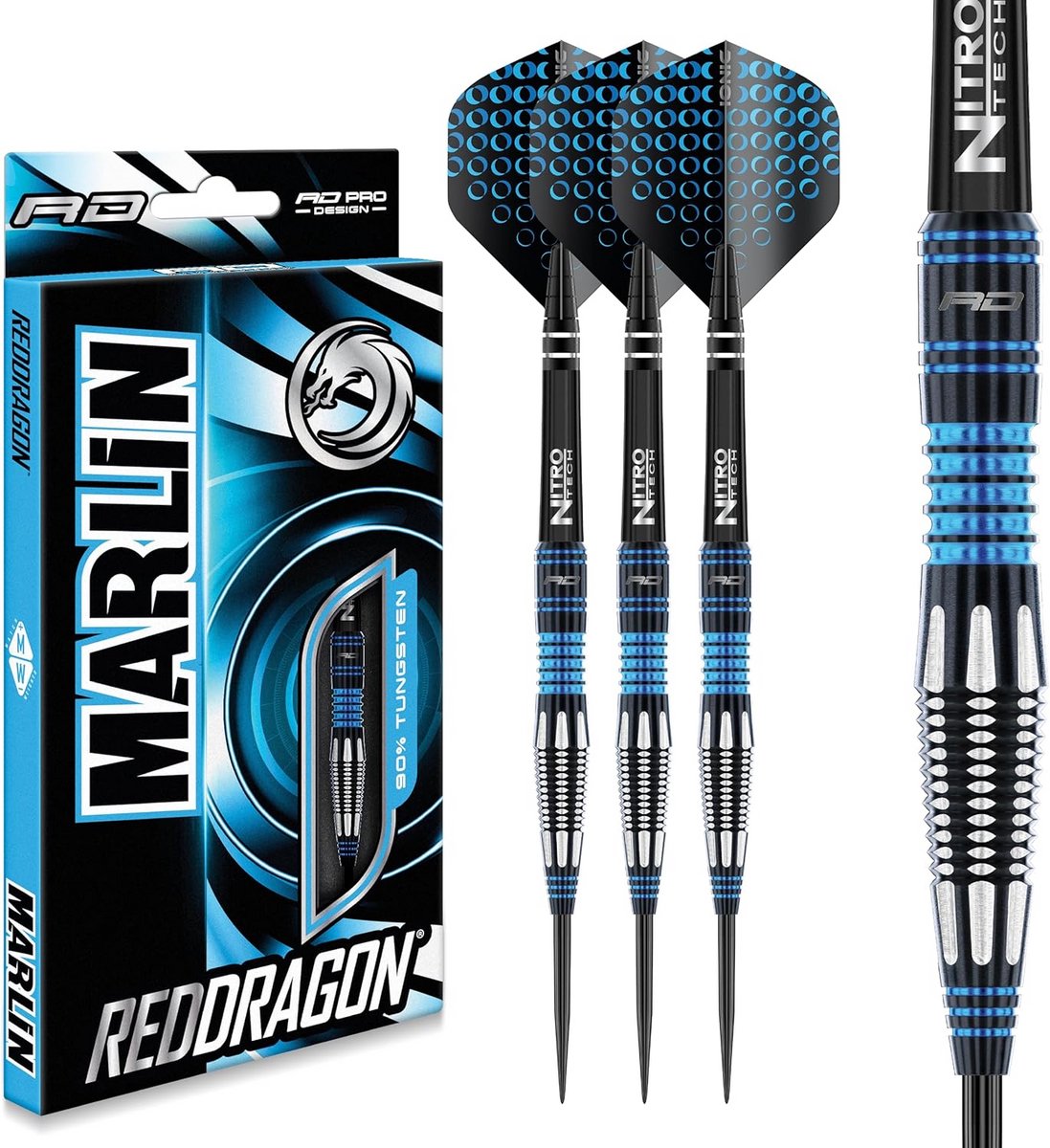 Professionele 22g Tungsten Dartpijlen Set met Flights en Shafts