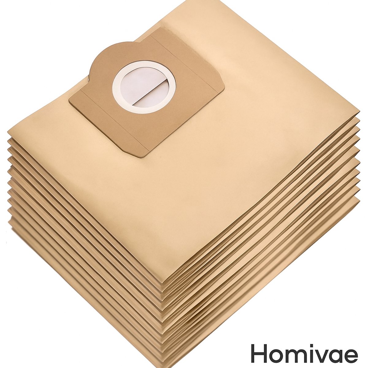 Homivae - Premium Stofzuigerzakken – 20x Stofzuigerzak – Geschikt voor Kärcher WD3, MV3, A2204, SE4001, 6.959-130.0 – Hoge Filterkwaliteit & Sterke Zuigkracht