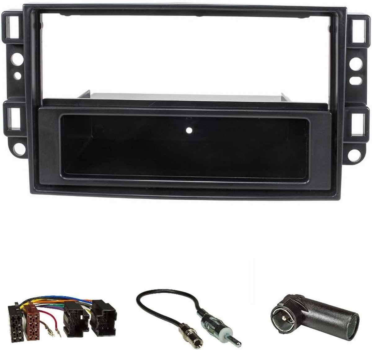 Inbouwframe 1-DIN Radio Adapter Set voor Chevrolet Aveo Epica Captiva (2006-2011)