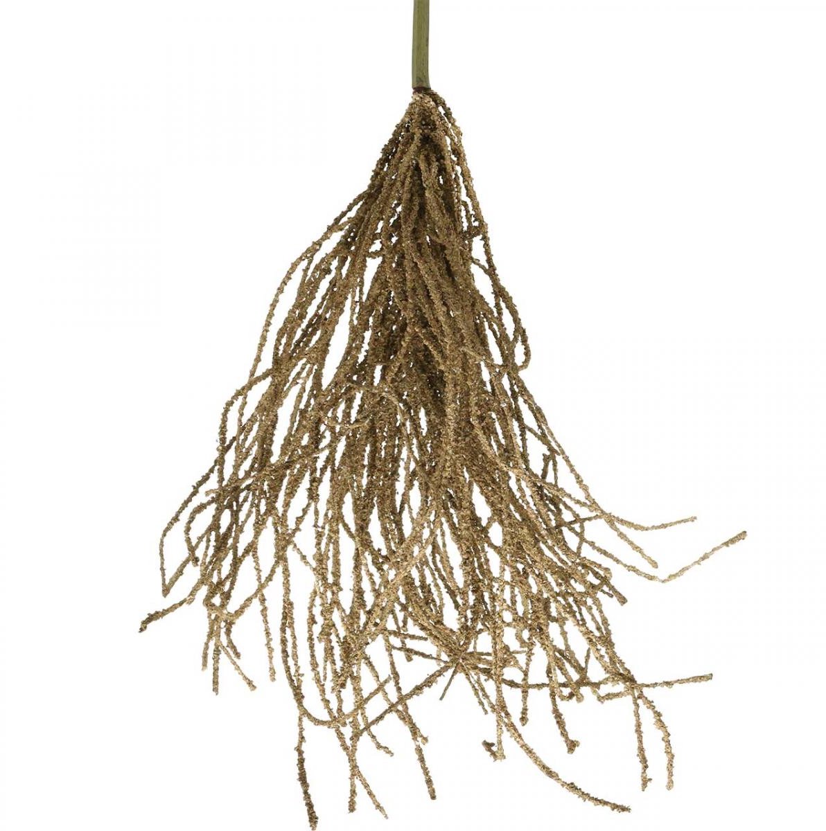 Viana Gras Bush Bruin Kunstmatige Droge Decoratie Herfst Decoratie 48cm