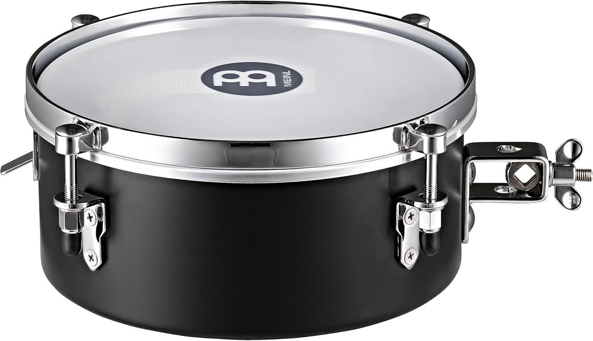 Snaredrum Timbales 10 inch Zwart - Professioneel Percussie Instrument