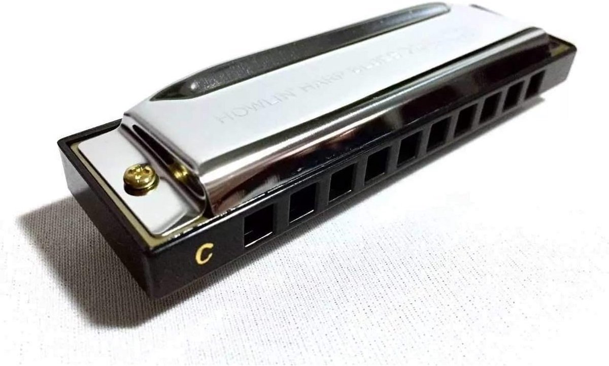 Diatonische Blues Mondharmonica in C Stemming - 10 Gaten, Koperen Rietplaten