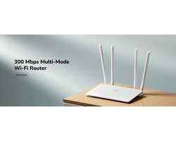Cudy WR300S – N300 WiFi Router – 300 Mbps – 5× Fast Ethernet – 2.4 GHz