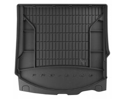 Frogum DryZone - Kofferbakmat / Bagagemat - Geschikt voor Ford Mondeo Mk4 Stationwagon (Kombi) 2007-2014 - Geen variabele laadvloer - Organizer Functie - TPE Rubber - Zwart