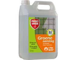 Protect Garden Flitser Groene Aanslag Reiniger Kant-en-Klaar – Groene Aanslag verwijderaar voor terras, oprit & tuinpaden – 5 liter – 50m2 Snel Groene aanslag vrij