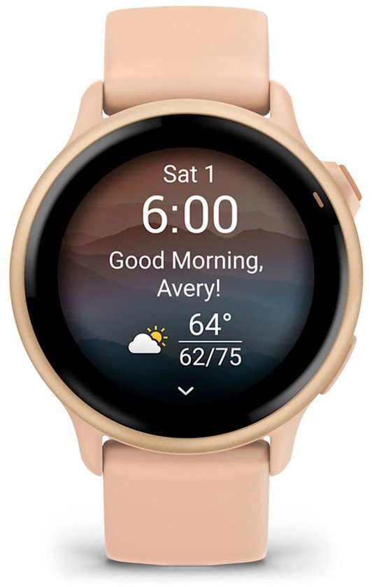 Garmin Vivoactive 6 - Smartwatch - Sporthorloge- Health - Fitness - 42 mm - Roze (Pink Dawn)