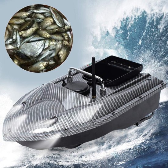 REN® Voerboot Karper - Voerboot Met 1,5 Kg Laadvermogen - Inclusief Accu - Zwart - 49cm x 27cm x 16 cm van ren — afbeelding 3
