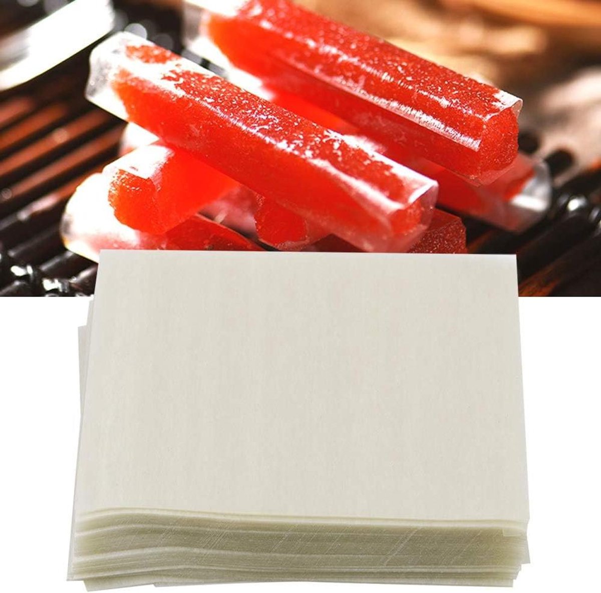 Premium Papier Vellen voor Snoep Verpakking - 500 Stuks - Eetbare Rijst Wafel - Nougat, Caramel, Taffy - Voor Binnenverpakking