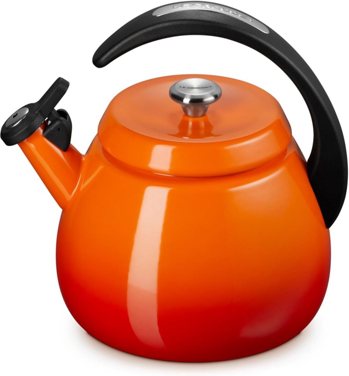 Emaille Stalen Waterkoker met Fluit, Geschikt voor Alle Warmtebronnen, 2.2 Liter