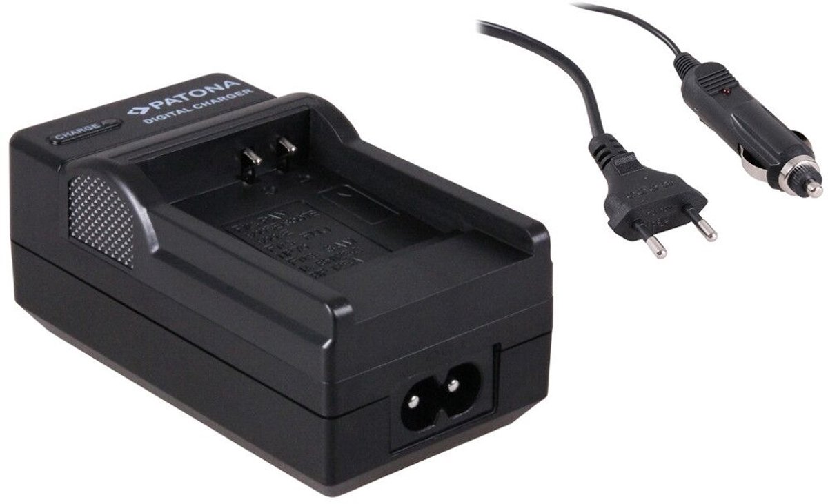Patona Panasonic CGA-S005 / S007E / S008E / NP70 / BP-125A lader met 2 laadkabels