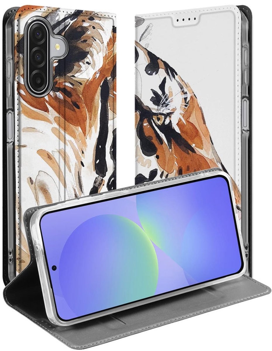Standcase Hoesje Samsung Galaxy A17 Tiger