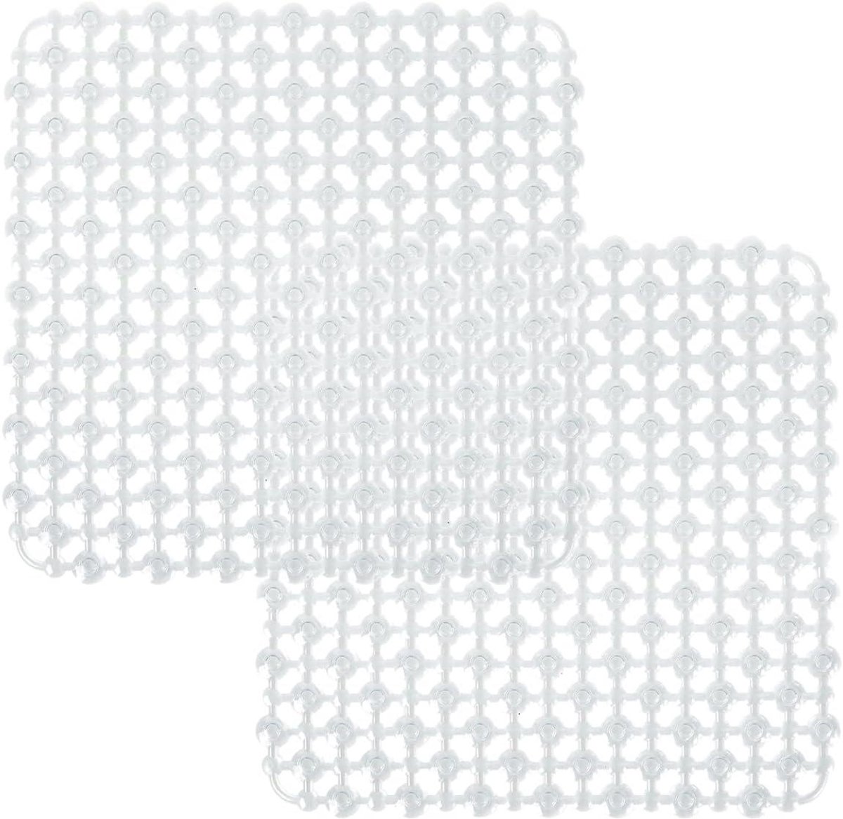 Gootsteenmat Rechthoekig, PVC met Afvoergat, Afdruipmat Servies, Keuken Badkamer
