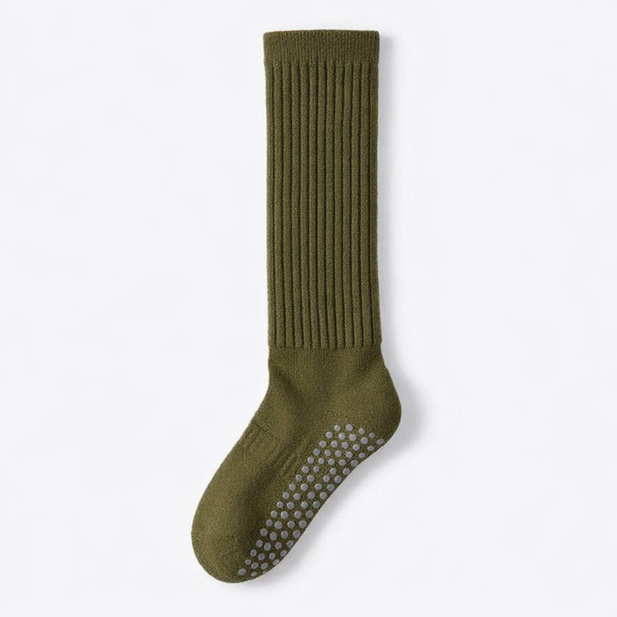 Yoga & Pilates Sokken Dames - Sportsokken – Antislip – Katoen – Siliconen Grip – Groen – EU 36-40
