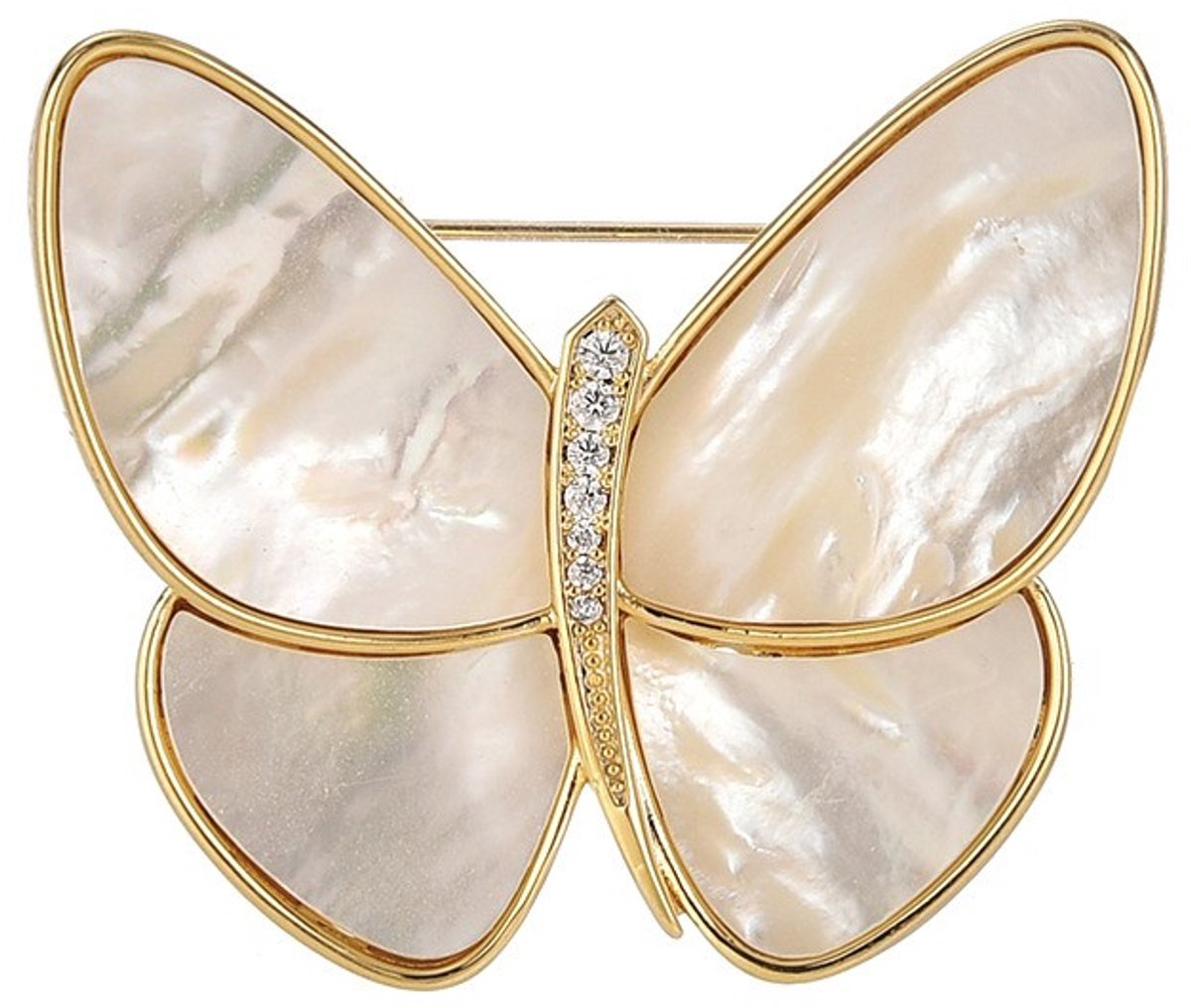 Goldpulse Broches - Dames Broche - Vintage vlinderbroche - Dames sieraden - Vintage accessoires - cadeau voor dame