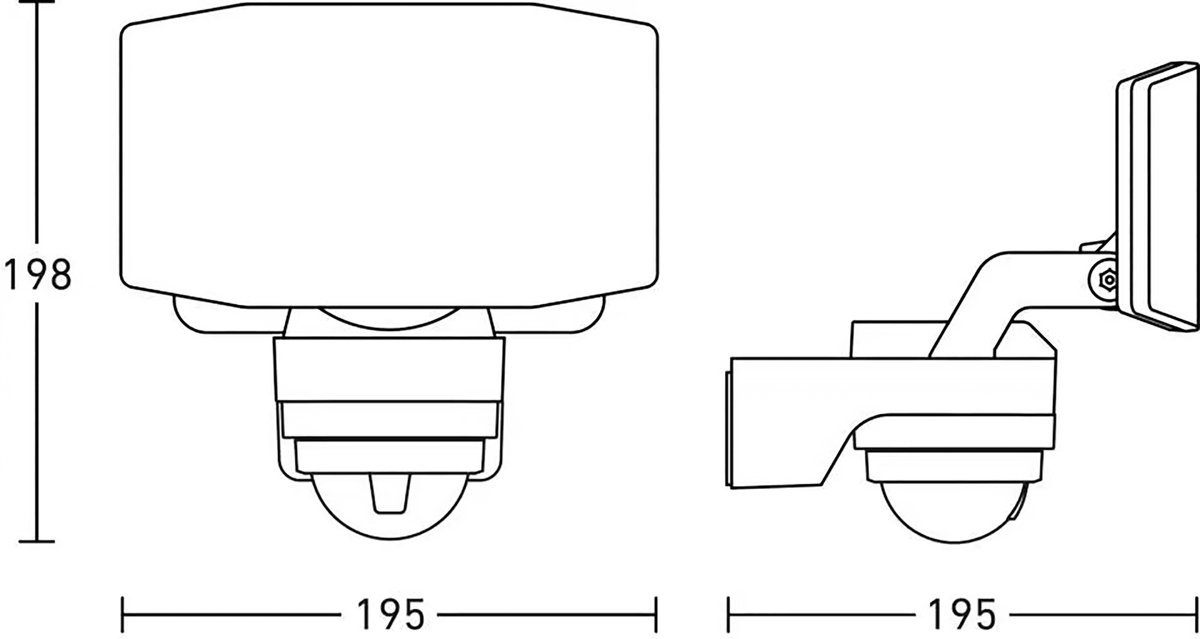 Steinel Projecteur LED Xled PRO Expanse SC - Blanc