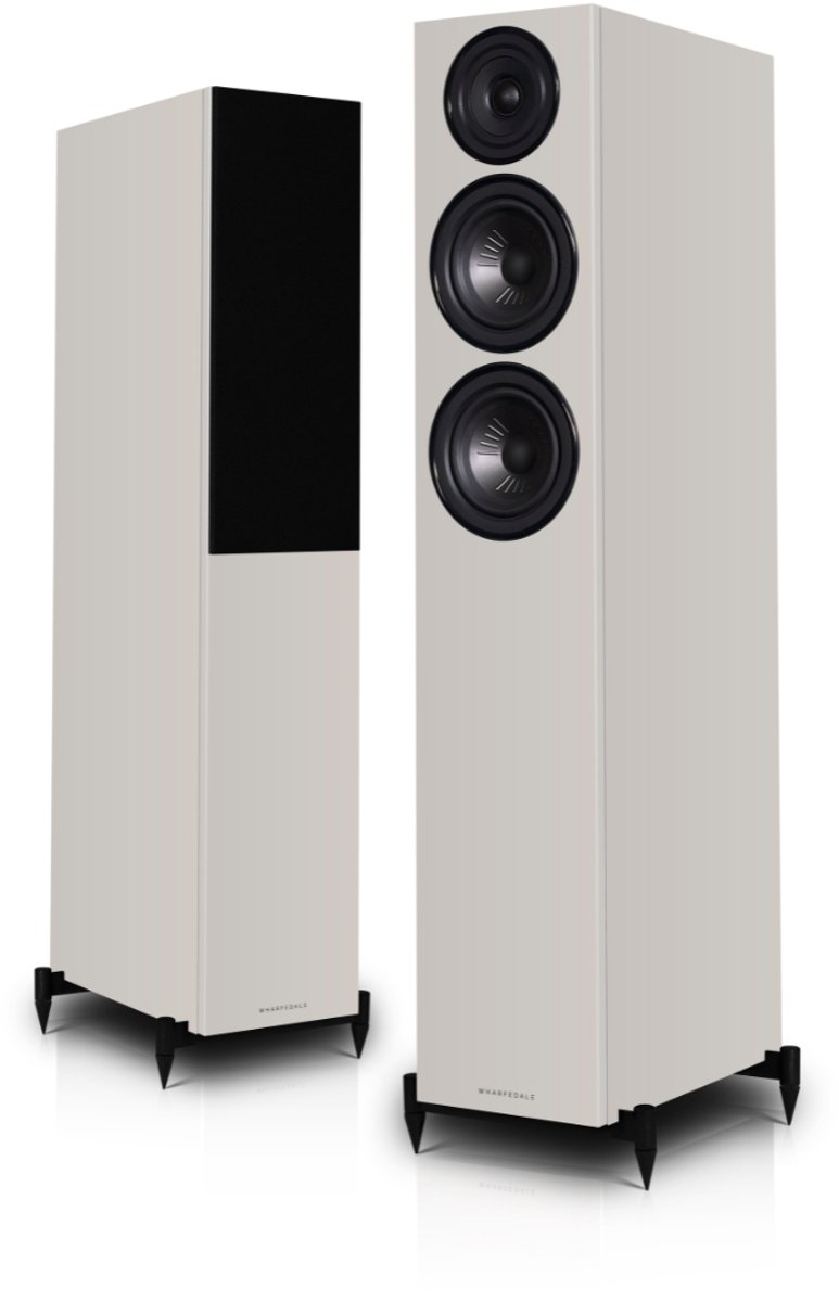 Wharfedale Diamond 12.3i Vloerstaande Speaker – Krachtige Bas – 2,5-weg – 130mm Driver – 38Hz-20kHz – Passieve Speaker – Grijs