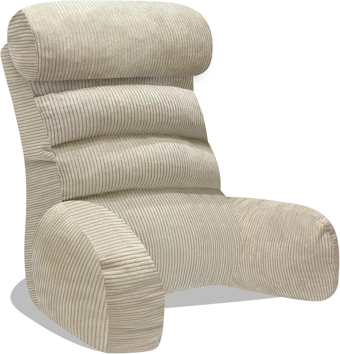 Imperatoris - Leeskussen voor in Bed - Relax Kussen - Leeskussen - Relax Kussen - Leeskussen Voor Boeken - Verstelbare Vulling - crème - 65 x 30 cm