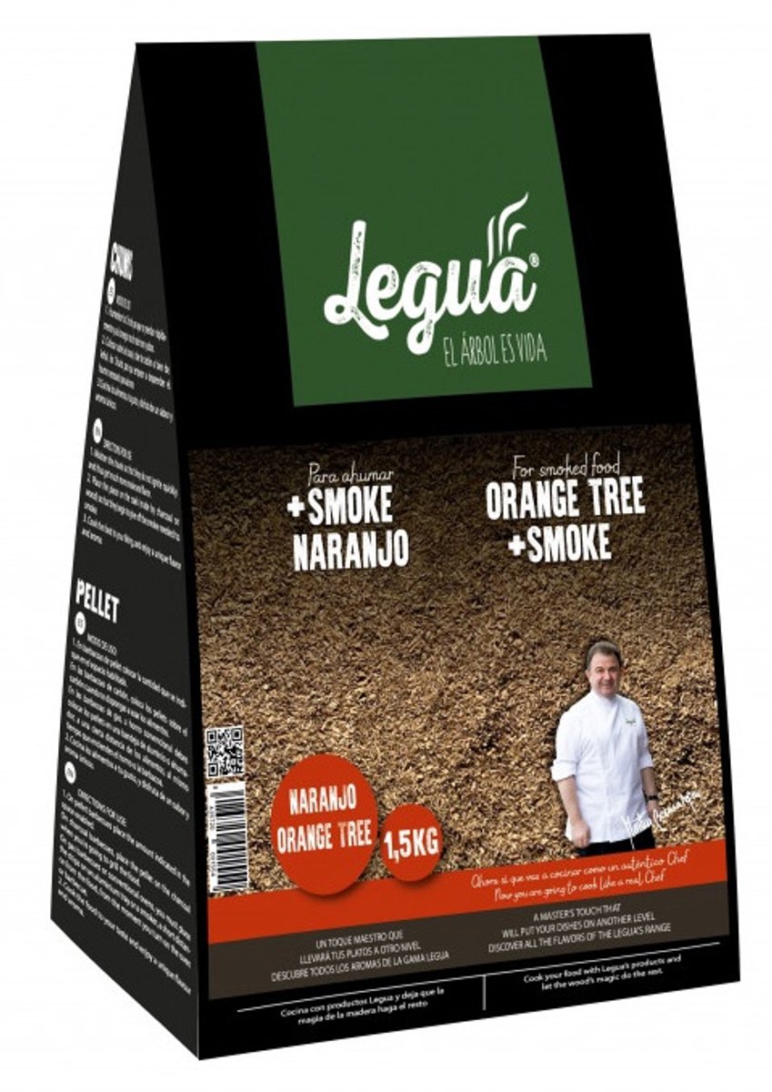 Legua Rookmot +Smoke Sinaasappel zak 1,5kg