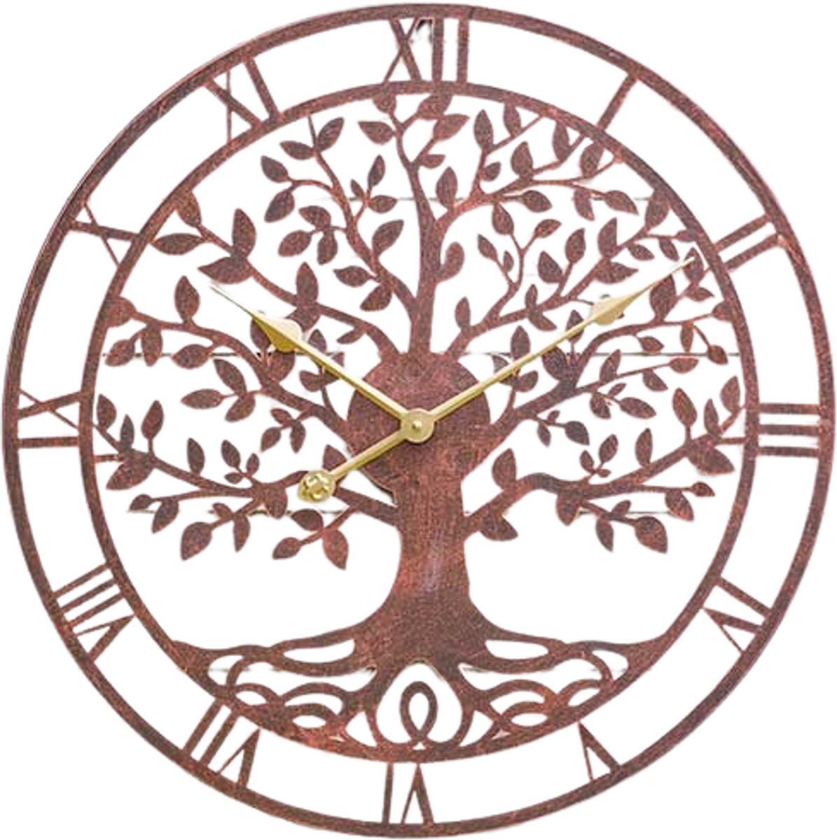 Smart Garden Products Tuinklok Tree of Life - 60 cm - Kwarts - Romeinse cijfers