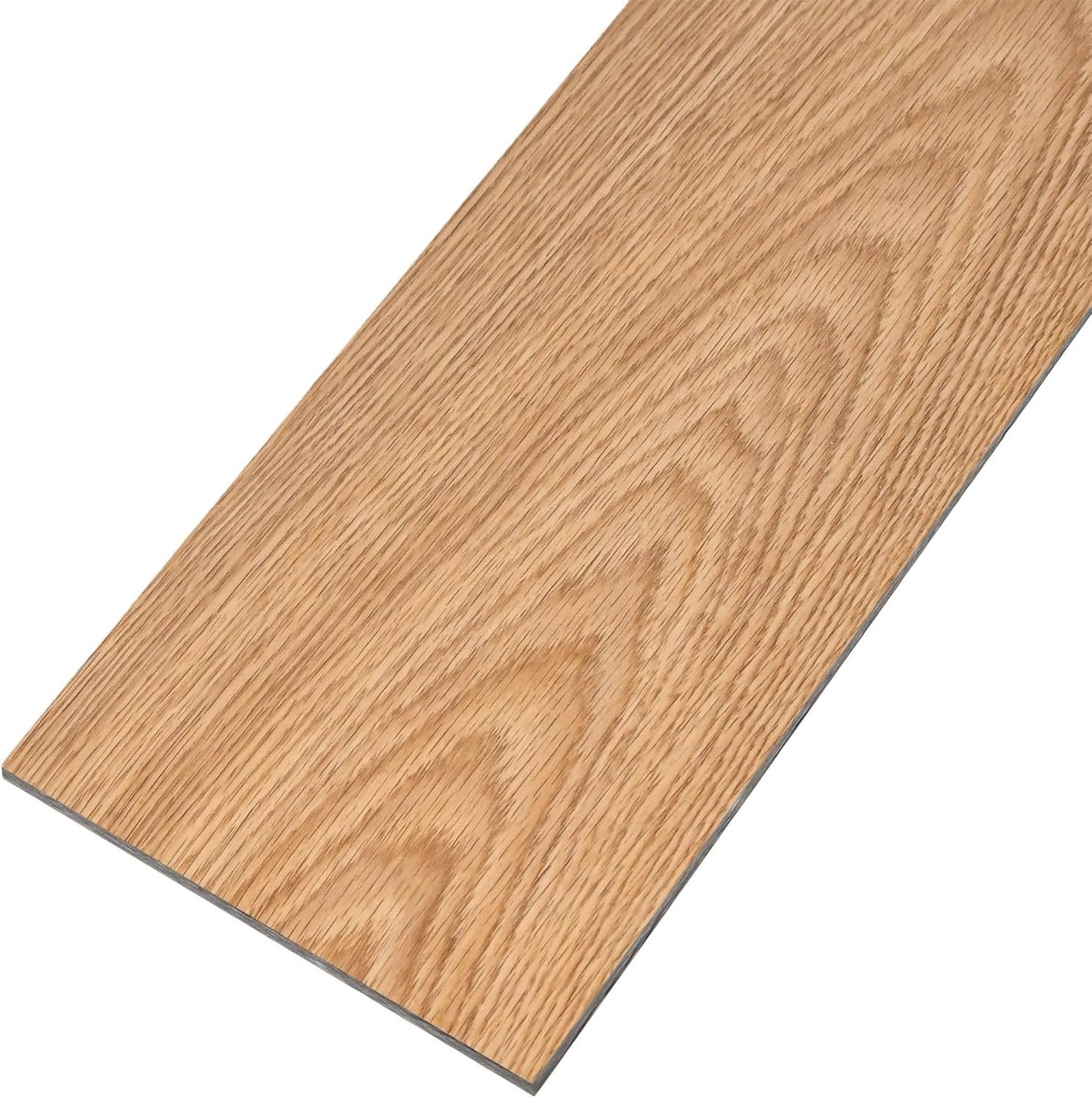 2,51㎡ PVC Vloerbedekking Zelfklevend Vinylvloer Hout-optiek Laminaat Vinyl Tegels Vloer Kleeftegels Slijtvast & Waterdicht Vloerbedekkingen 18 Stuks Planken Set voor Keukens Woonkamer (Eik Kleur) NAIZY