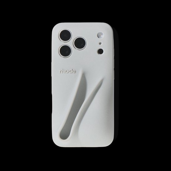 Rhode Lipcase voor iPhone 17 PRO MAX – Bubble Case – Grijs | bol