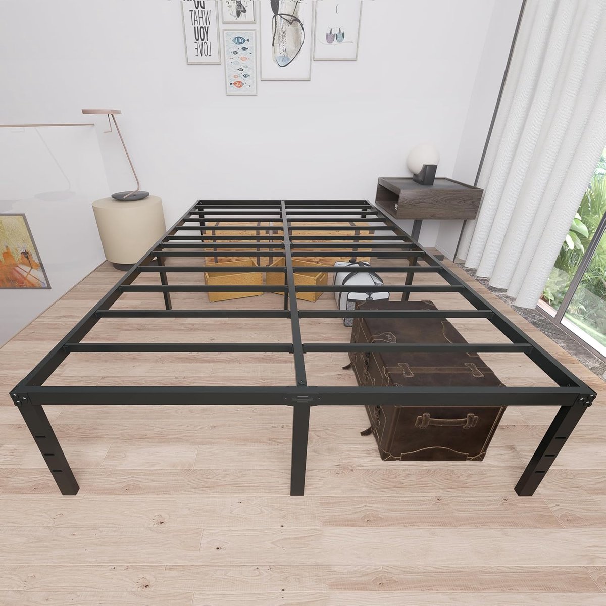Metaalbedframe NAIZY 160x200 cm Metaalbedframe - afbeelding 3