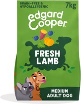 Edgard & Cooper Adult Hondenbrokken Voor Medium Honden, Verse Lam, 7Kg, Graanvrij En Hypoallergeen Recept Met Natuurlijke Ingrediënten, Perfecte Vezelbalans