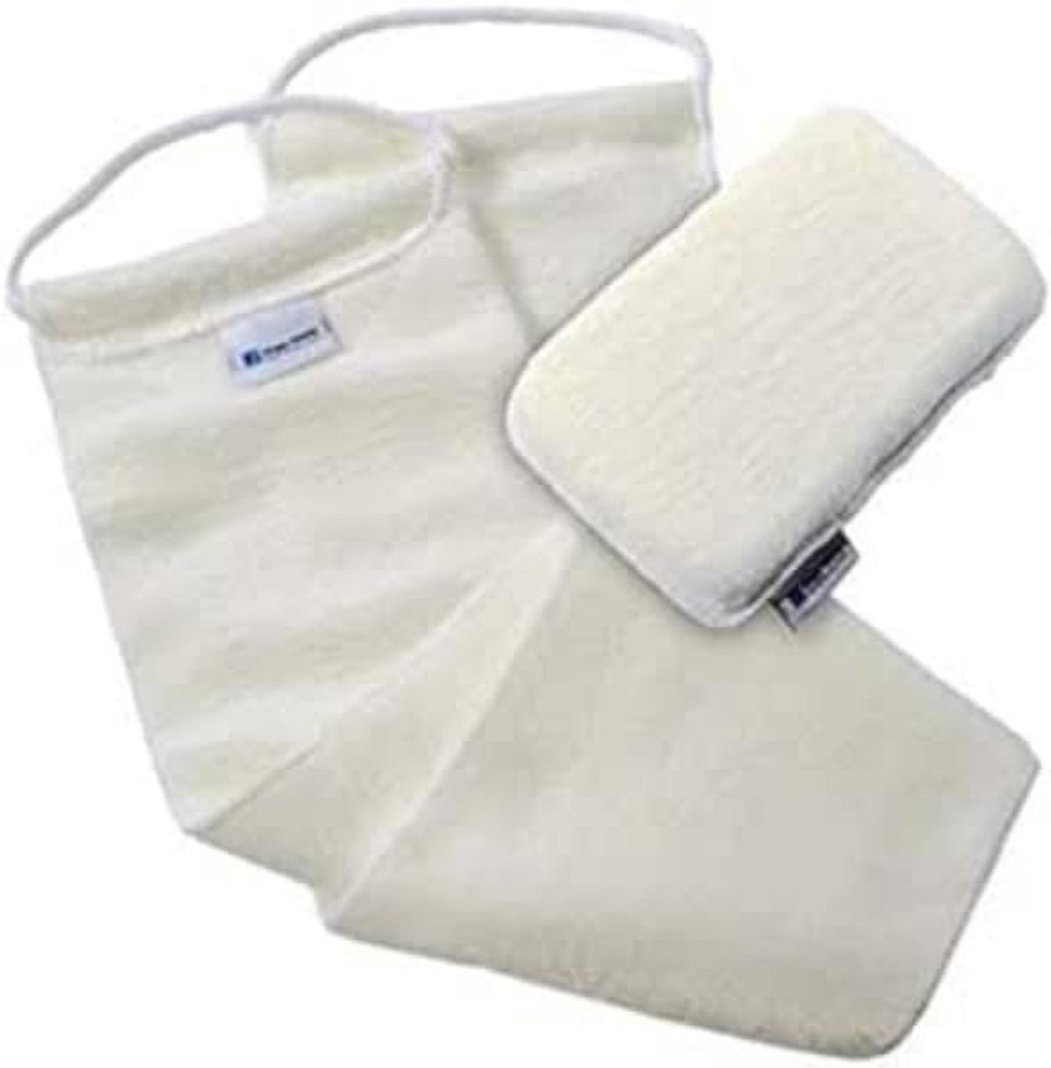 Ecologische Badset met Natuurlijke Spons en Band voor Douche en Bad