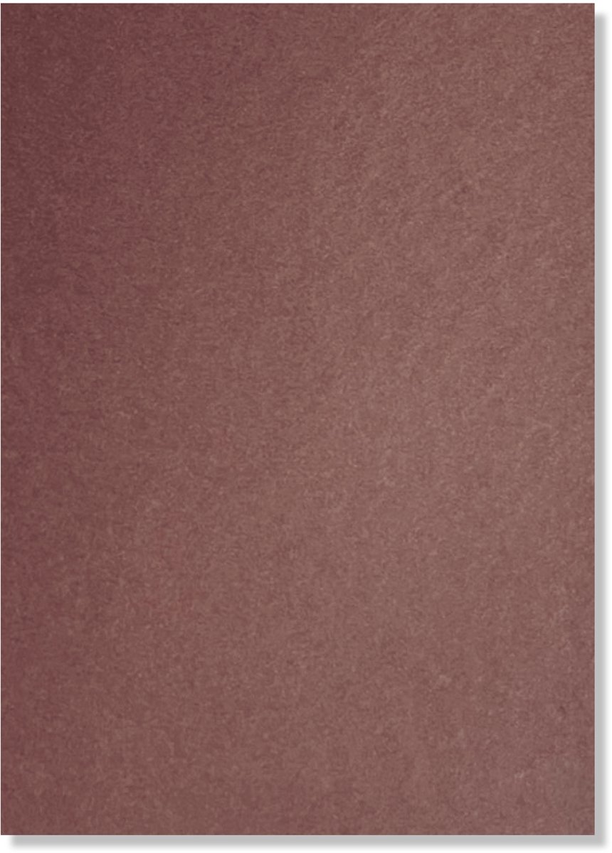 20 Vellen Donker Bruin A4 Hobby Karton - 250g/sm - 297x210mm - Glad Cardstock Papier