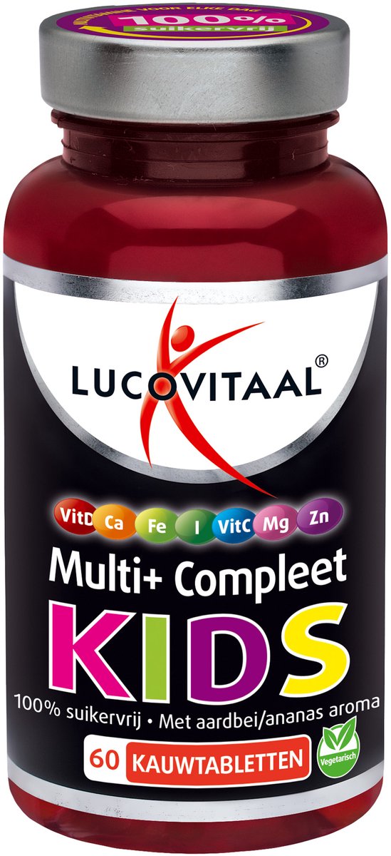 Lucovitaal Multi+ Compleet Kids 60 tabletten