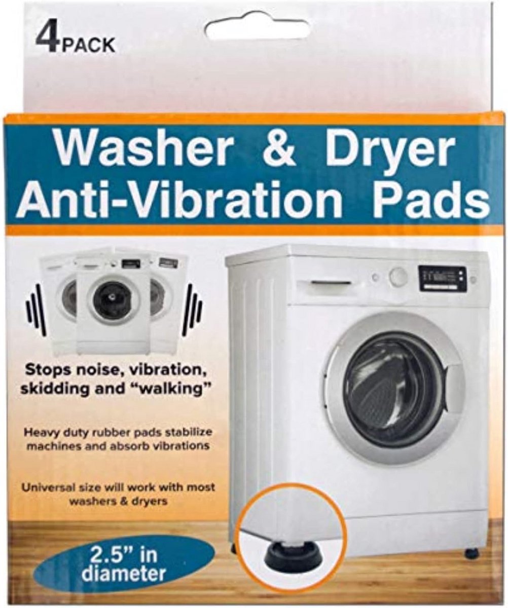 4x Trillingsdempende Antislip Pads voor Wasmachine en Droger - Universeel