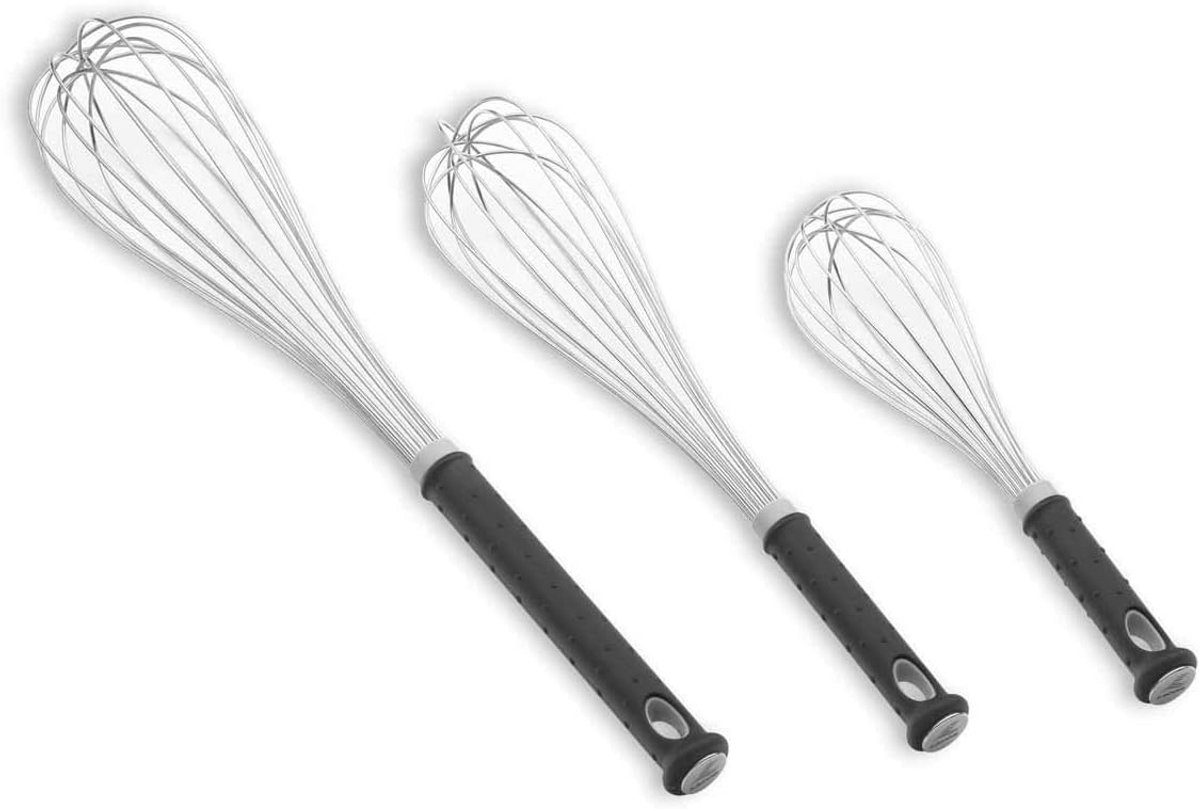 RVS Garde 45 cm - Ergonomische Ballon Garde voor Beslag en Sauzen