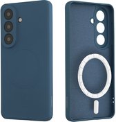 imoshion Hoesje - Geschikt voor Samsung Galaxy S26 Plus - Color Backcover met Magnetische Ring - Donkerblauw