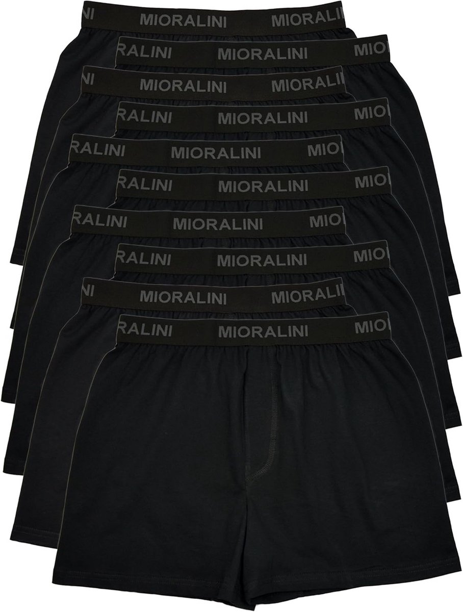Set van 10 Heren Boxershorts Seamless Katoen - Diverse Kleuren Maat 4-10